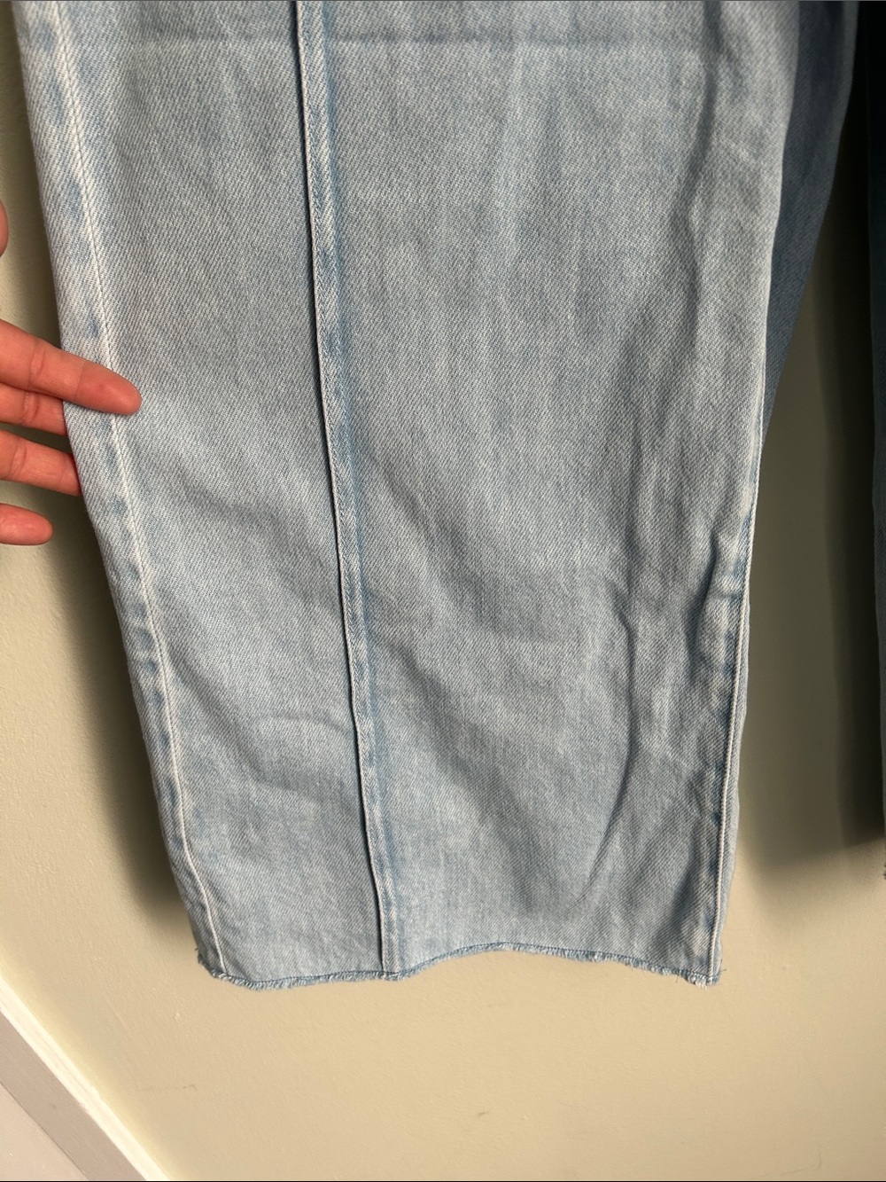 Universal Thread Light Blue Wide-Leg Drawstring Jeans - Picture 6 of 7
